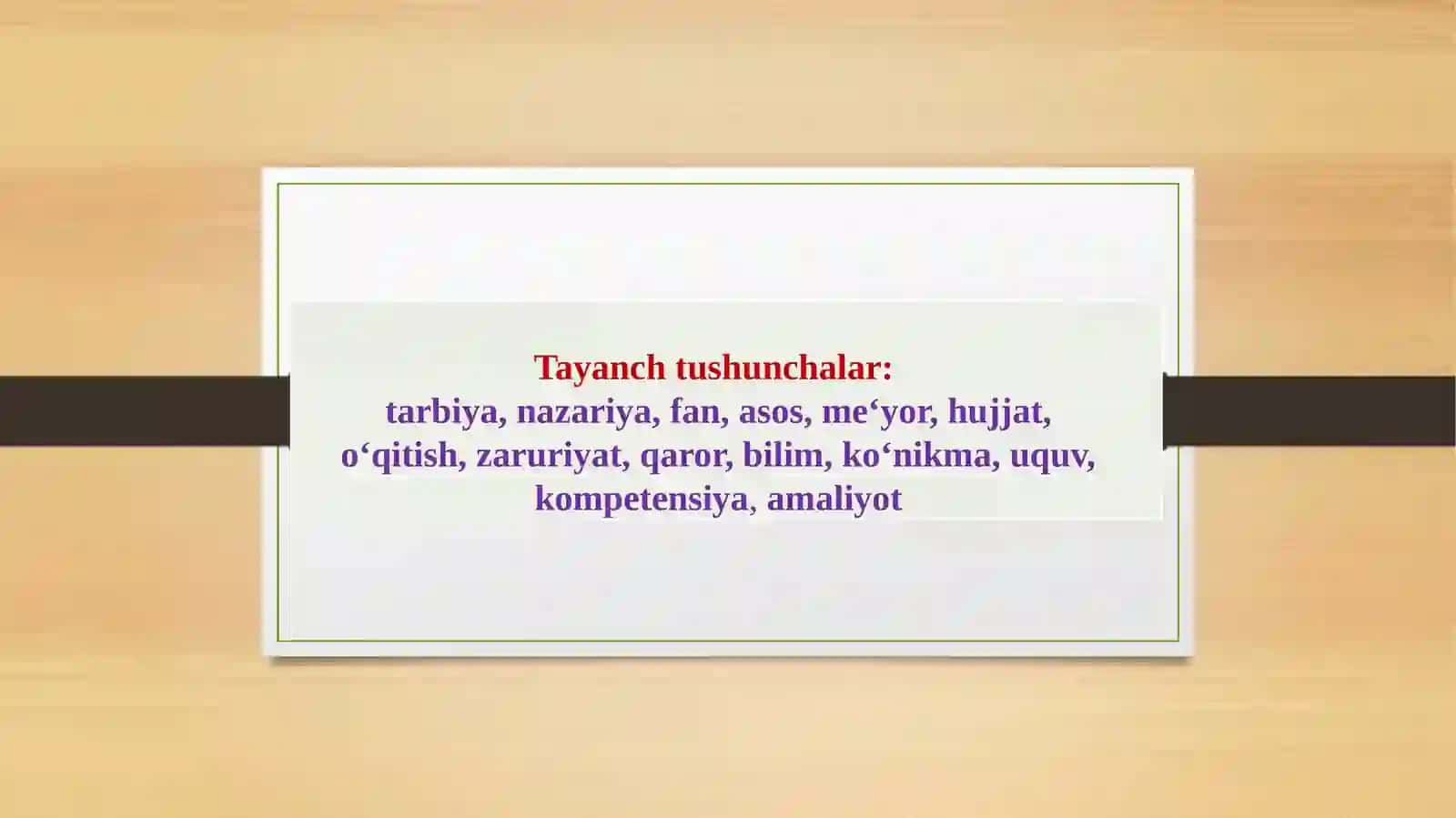 Boshlang’ich talimda tarbiya jarayonining mazmuni va mohiyati Tarbiya jarayoning maqsadi, qonuniyatlari va tamoyillari. 4
