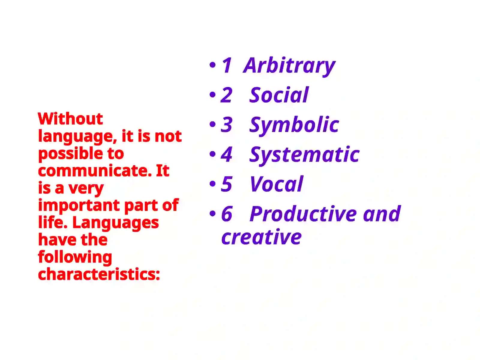 DIFFERENCES BETWEEN SPEECH AND LANGUAGE 4