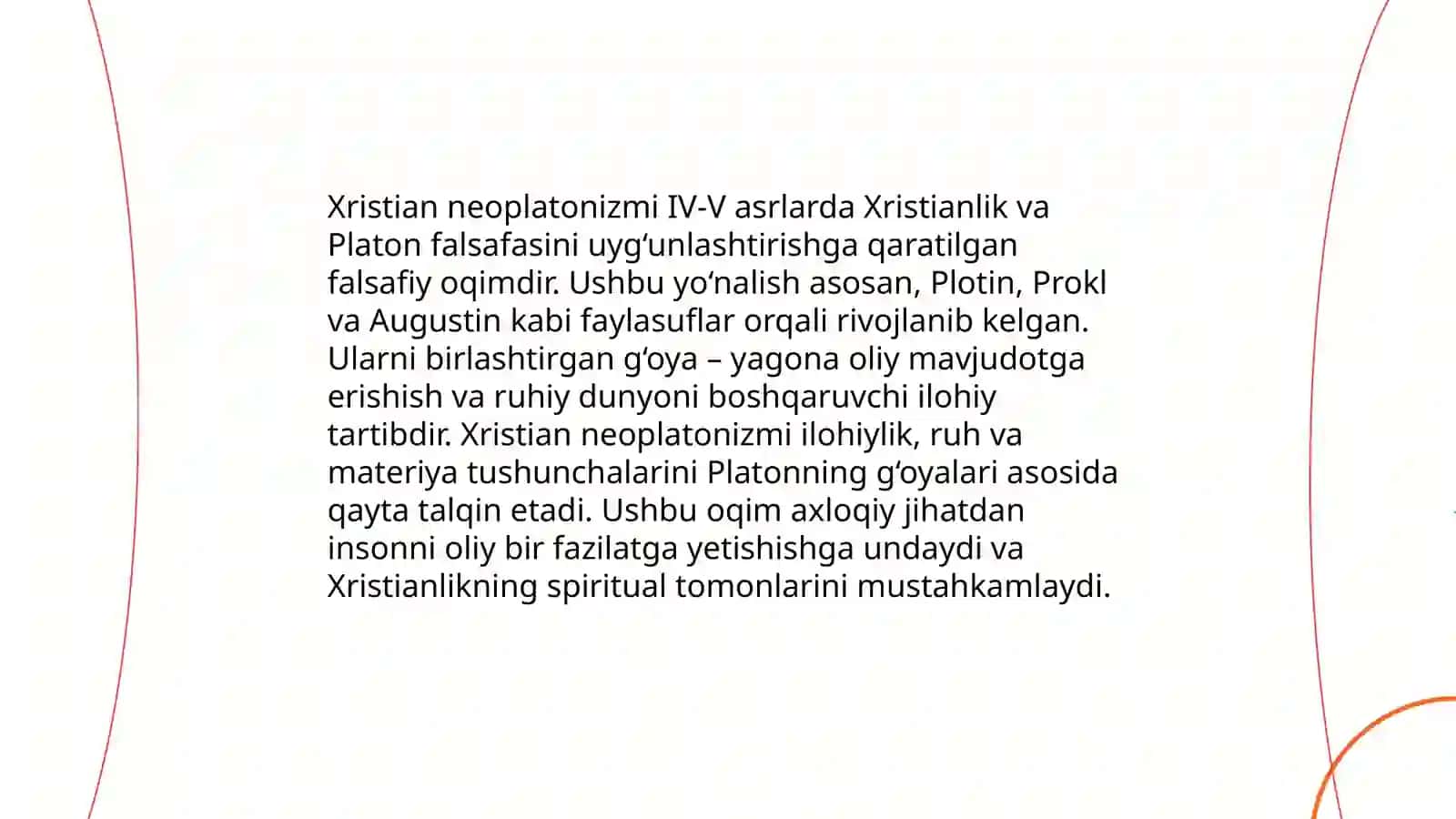 Ğarb órta asr falsafasi(1-15 )asrlar 4