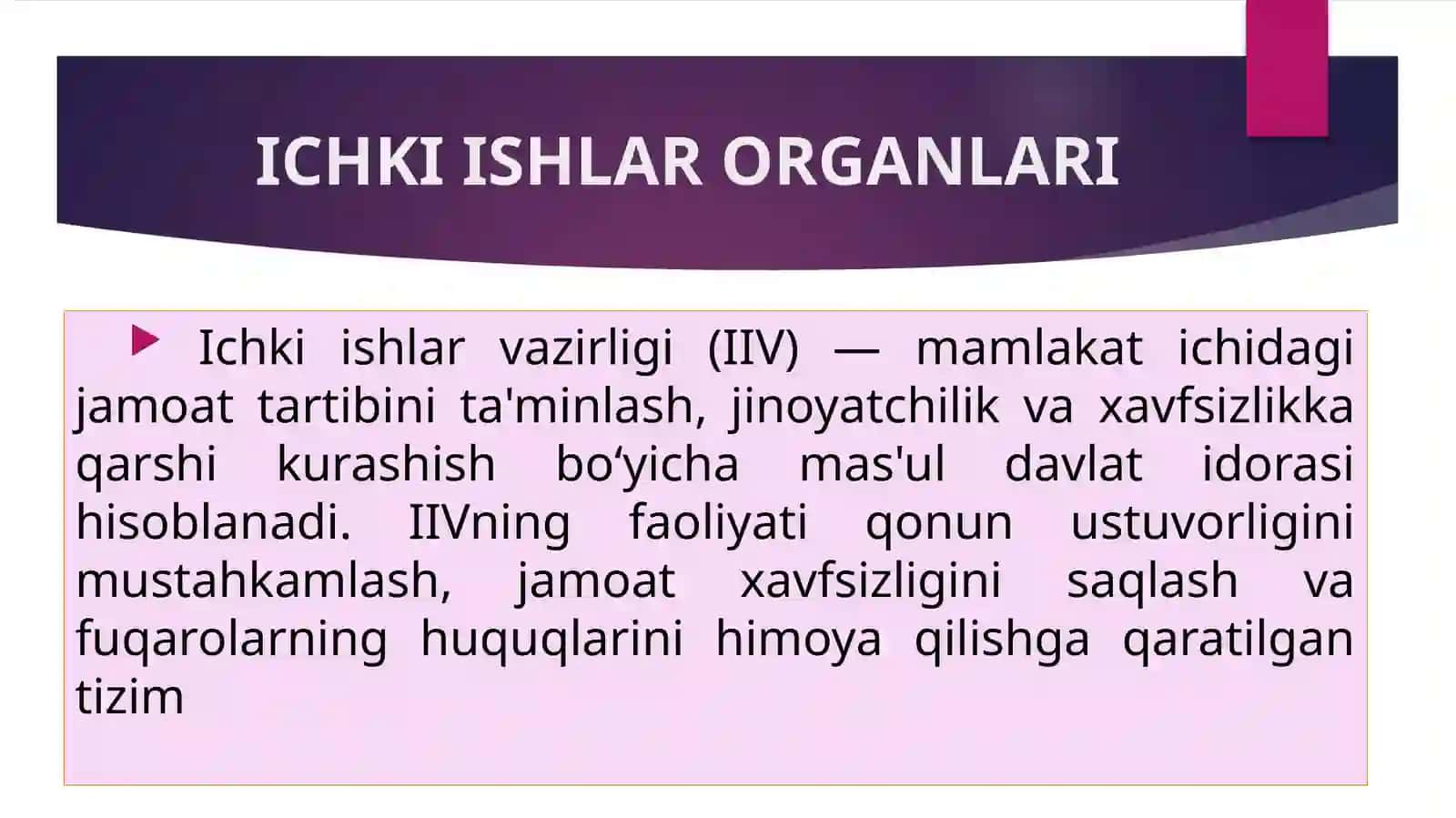 ICHKI ISHLAR ORGANLARI 4