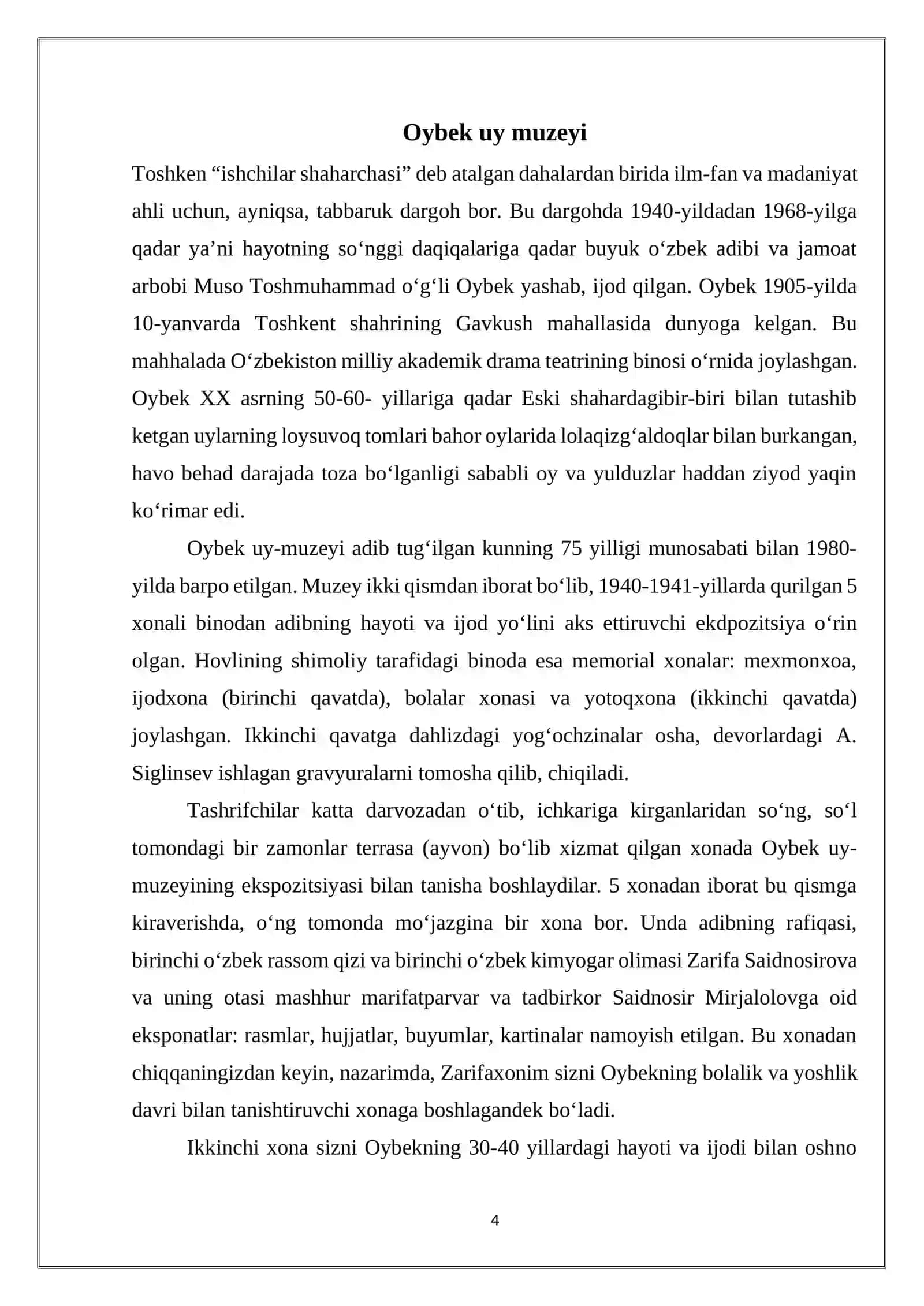 O‘ZBEKISTON MUZEYLARI 4