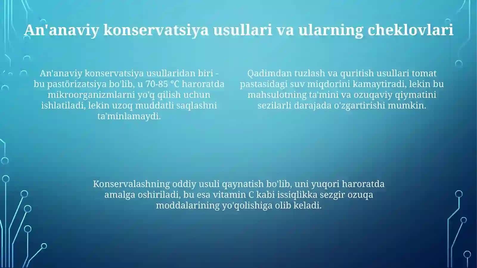 Konservaishlabchiqarish dastasi 4