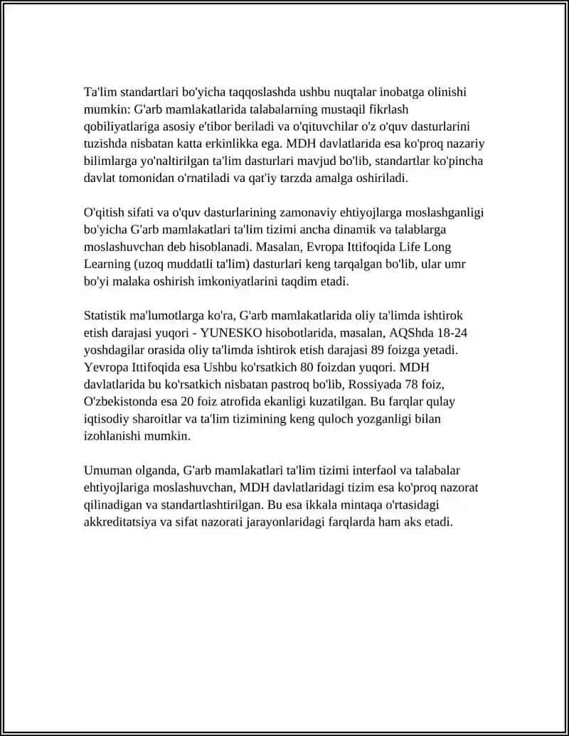 GʻARB MAMLAKATLARIDA VA MDHDA MUTAXASSIS PSIXOLOGIKLARNI TAYYORLASH SIFATINI OSHIRISH JIHATLARI 4