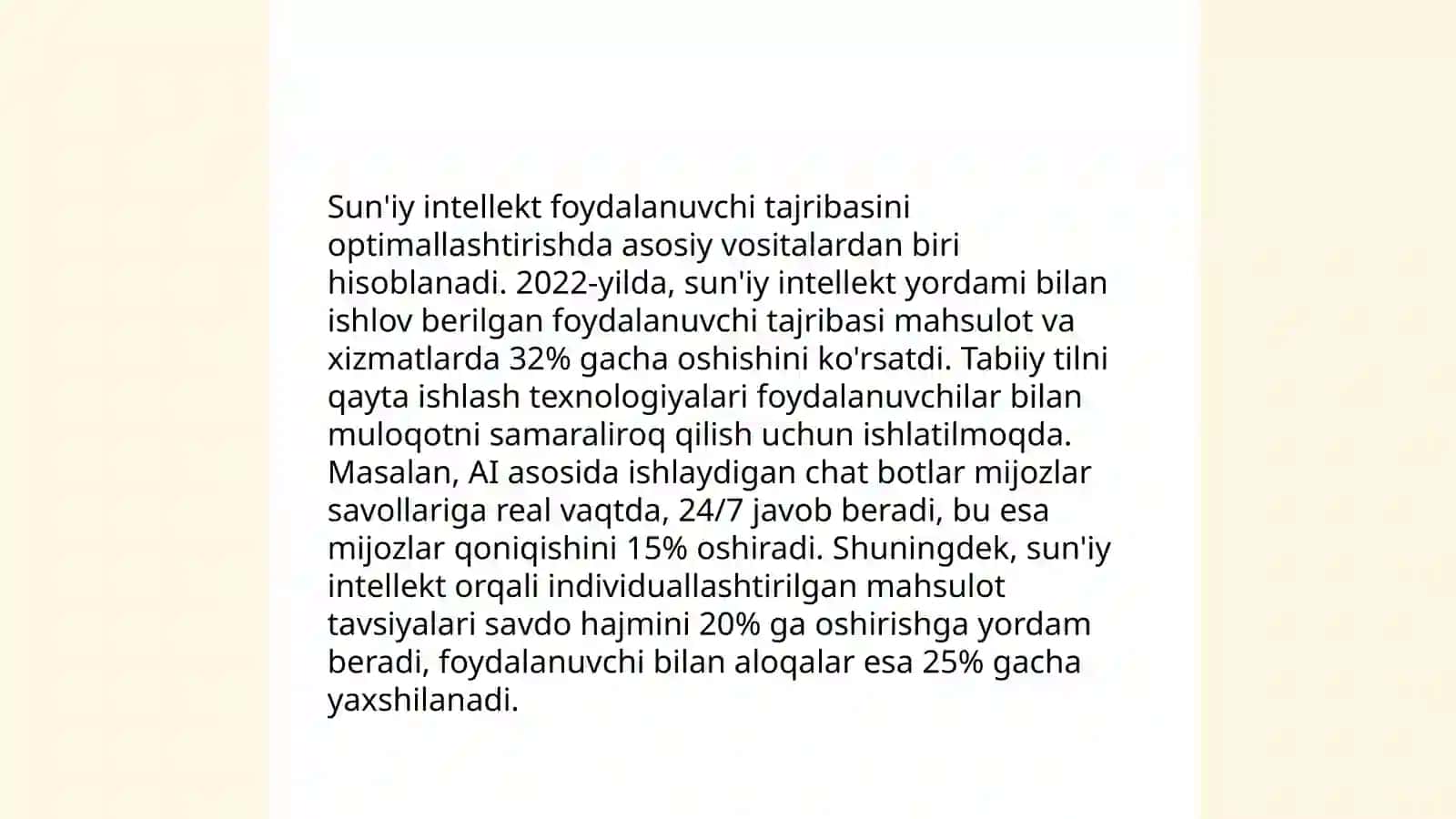 Suniy intelektdan foydalanib web saytlar yaratish 4