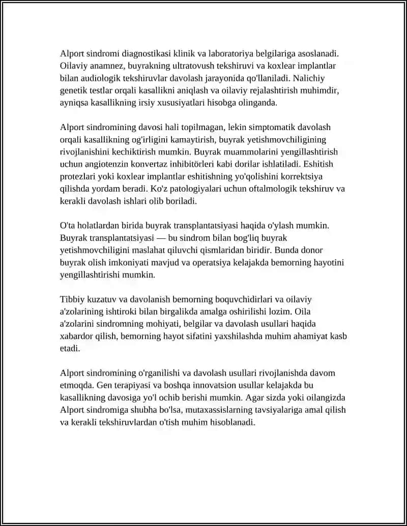 Alport Sindromi 4