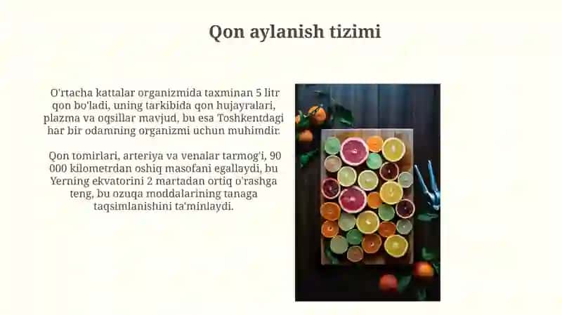 Ovqatlanish bilan bog'liq fiziologik sistemalar 4