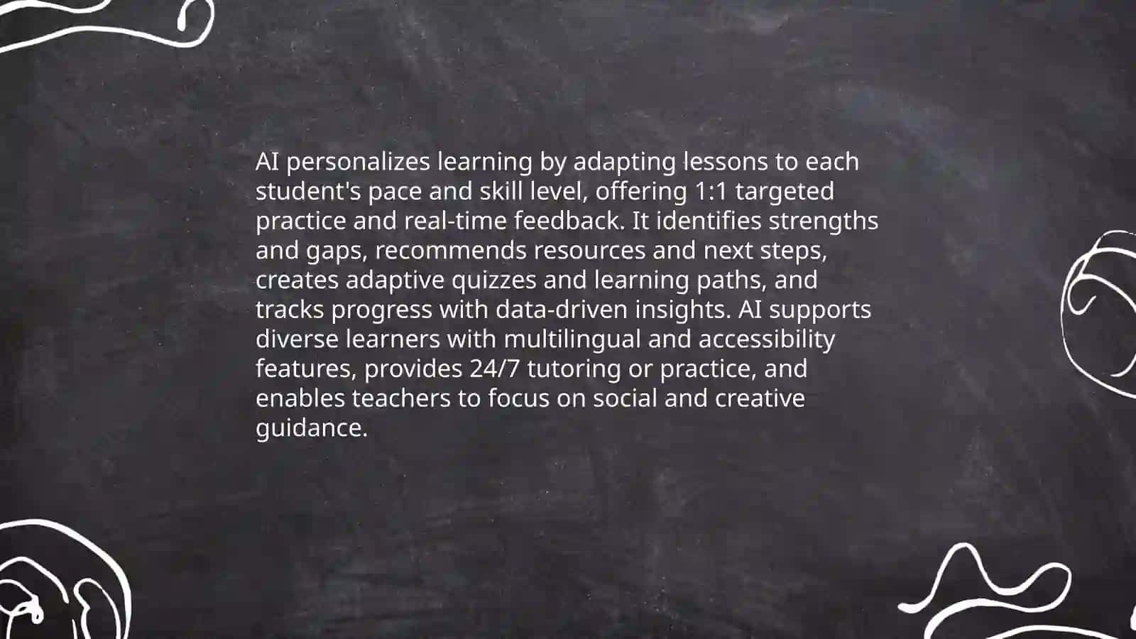 Presentation about advantages and disadvantages of AI for junior students 4