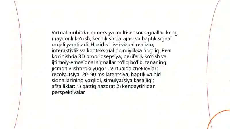 Olamni virtual va vizual estetik idrok etishning farqlari 4