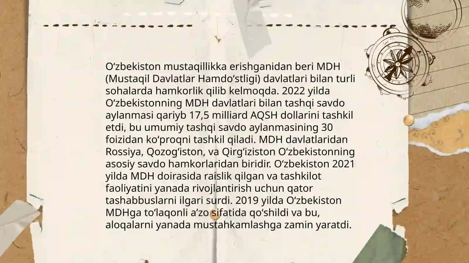 Oʻzbekiston va jahon hamjamiyati 4