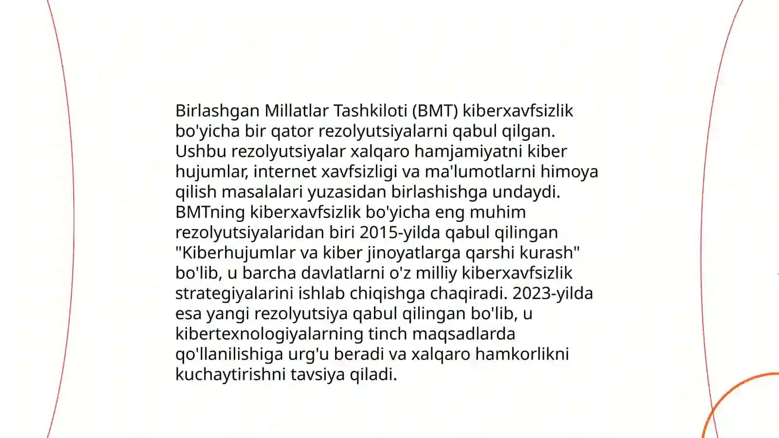 Kiberxavfsizlik yuzasidan xalqaro hujjatlar va chet el mamlakatlari tajribasi 4