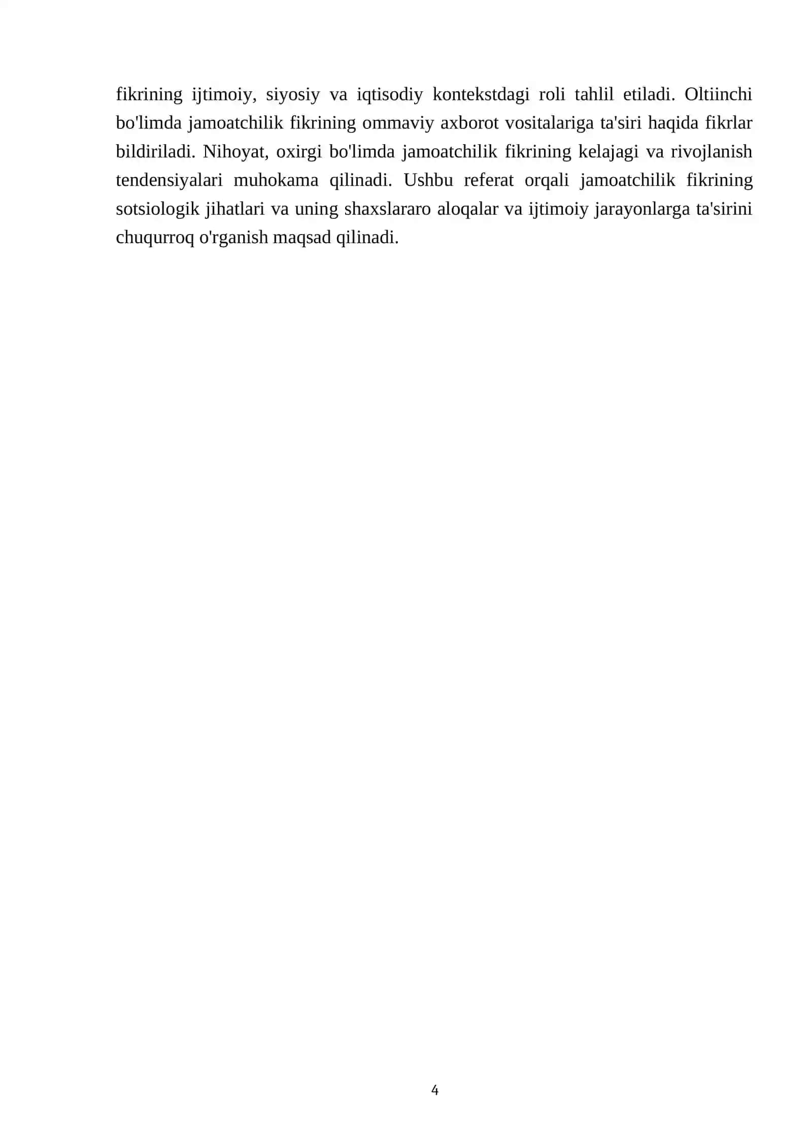Jamoatchilik fikri sotsiologiyasi va uning asosiy yo‘nalishlari 4