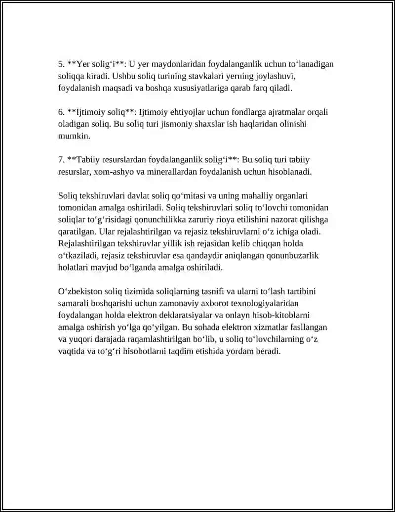 O‘ZBEKISTON RESPUBLIKASI OLIY TA’LIM FAN VA INNOVATSIYA VAZIRLIGI SAMARQAND IQTISODIYOT VA SERVIS INSTITUTI BUXGALTERIYA HISOBI KAFEDRASI MUSTAQIL ISH 4