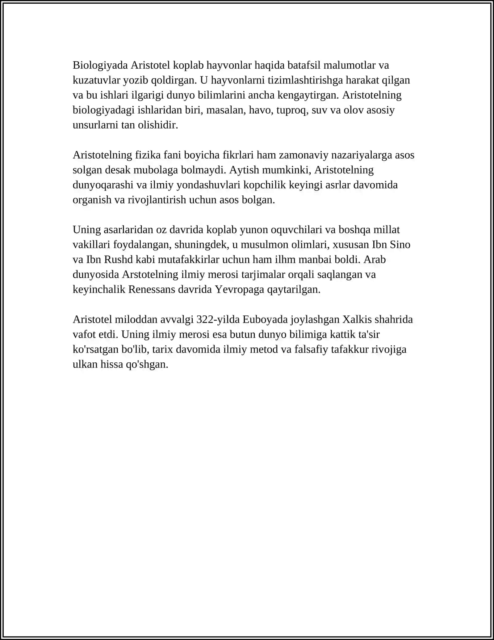 ARISTOTELNING POETIKA ASARI TALQINI 4