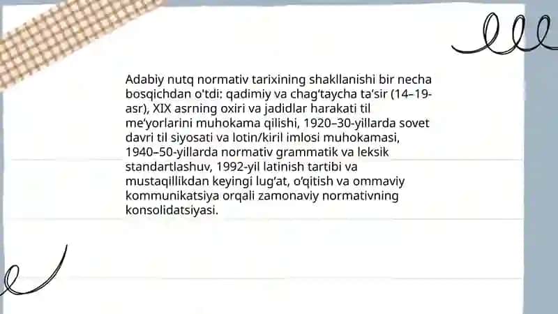 Oʻzbek adabiy nutq meʼyorlari 4