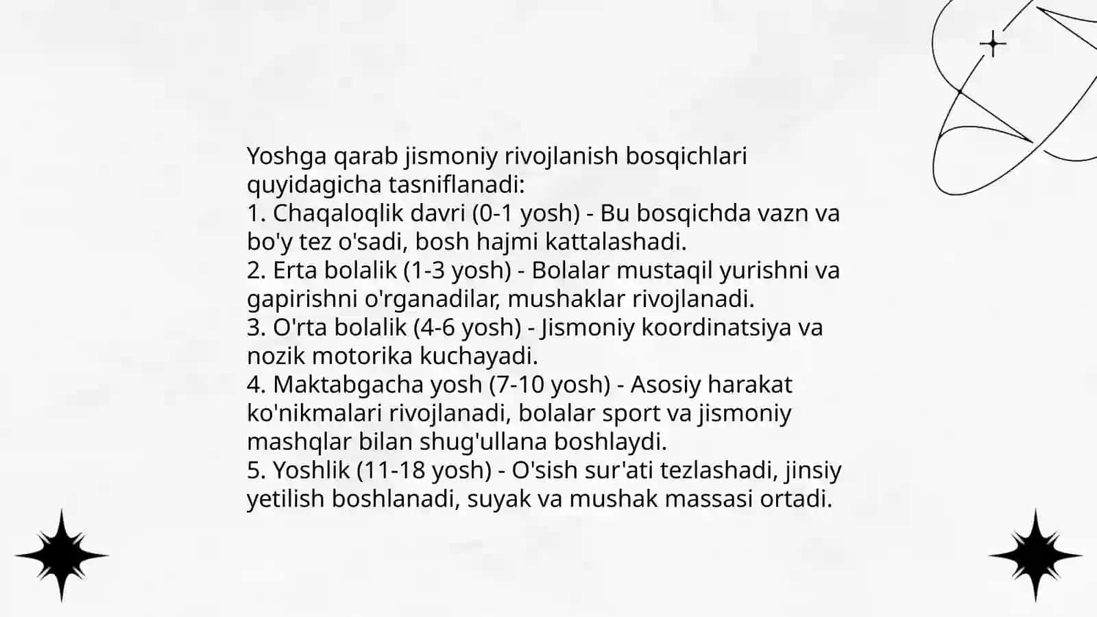 Jismoniy rivojlanish boʻyicha tadqiqotlarni sharhlash 4