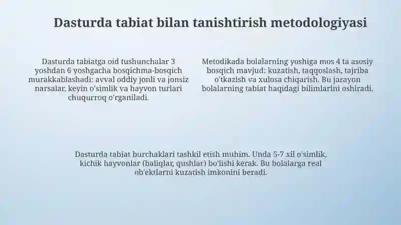 Maktabgacha ta’lim xususiy metodikasi 4