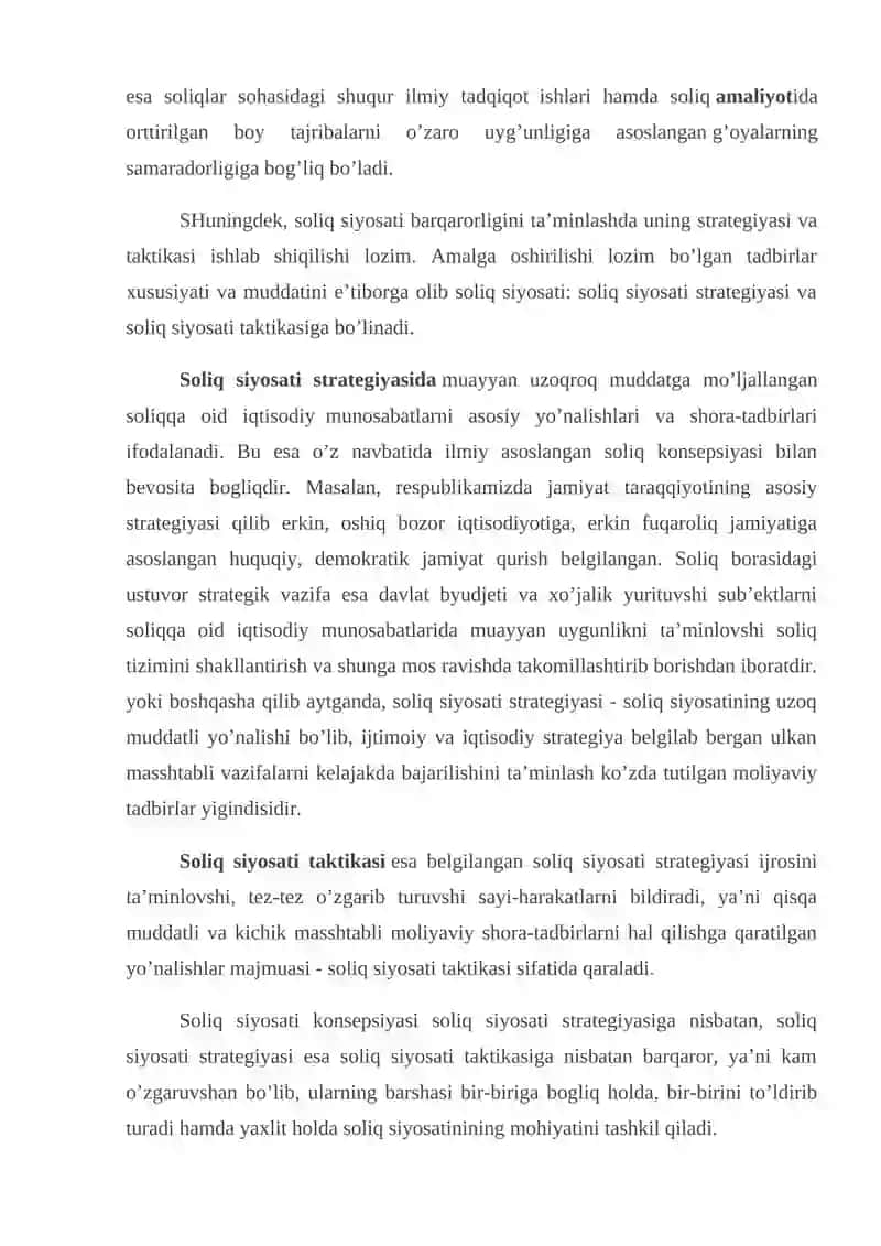 QISHLOQ XO'JALIGI KORXONALARINI SOLIQQA TORTISHNING O'ZIGA XOS XUSUSIYATLARI VA ULARNI TAKOMILLASHTIRISH. 4