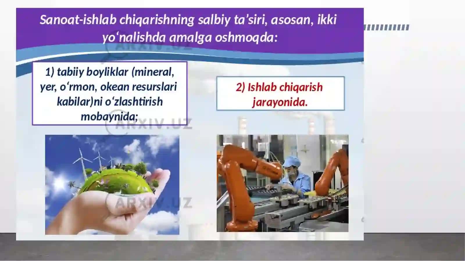 Mamlakat sanoat tarmoqlari taraqqiyotining hududiy jihatlari 4