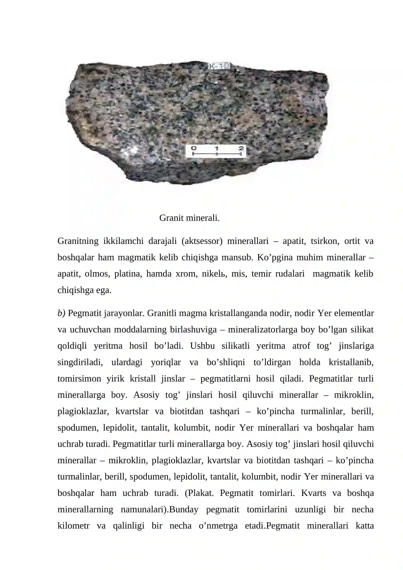 Minerallarni morfologiyasi va fizik xususiyatlari 4