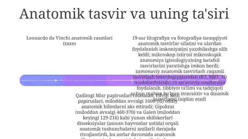 Anatomiya fanining tarixi, uni o'rganish uslublari 4