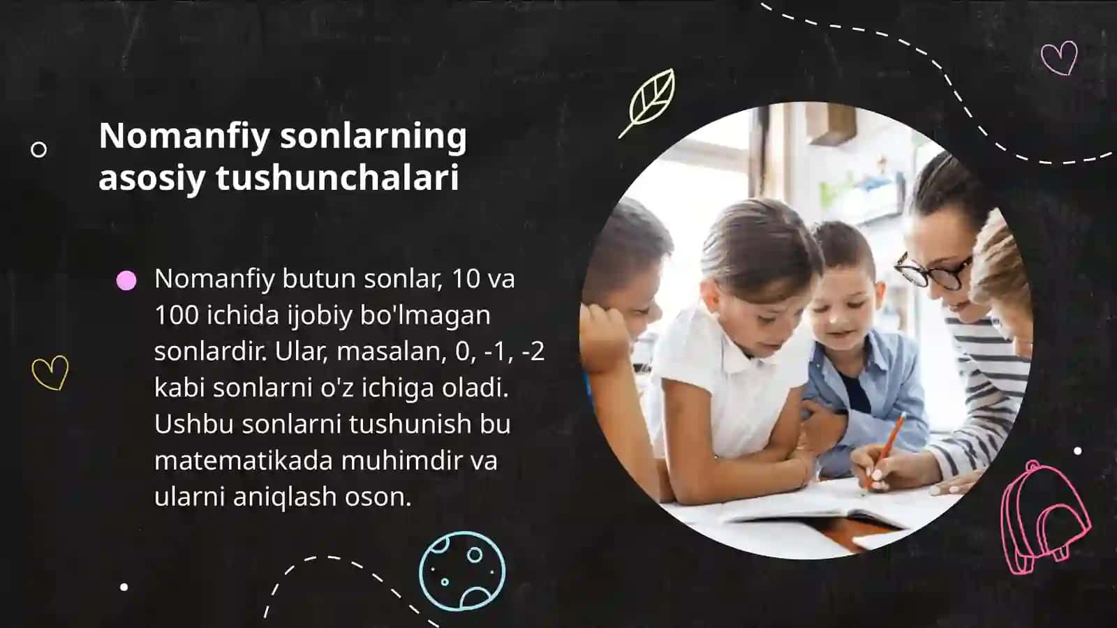 10 va 100 ichida nomanfiy butun sonlarni nomerlashga o'rgatish metodikasi 4