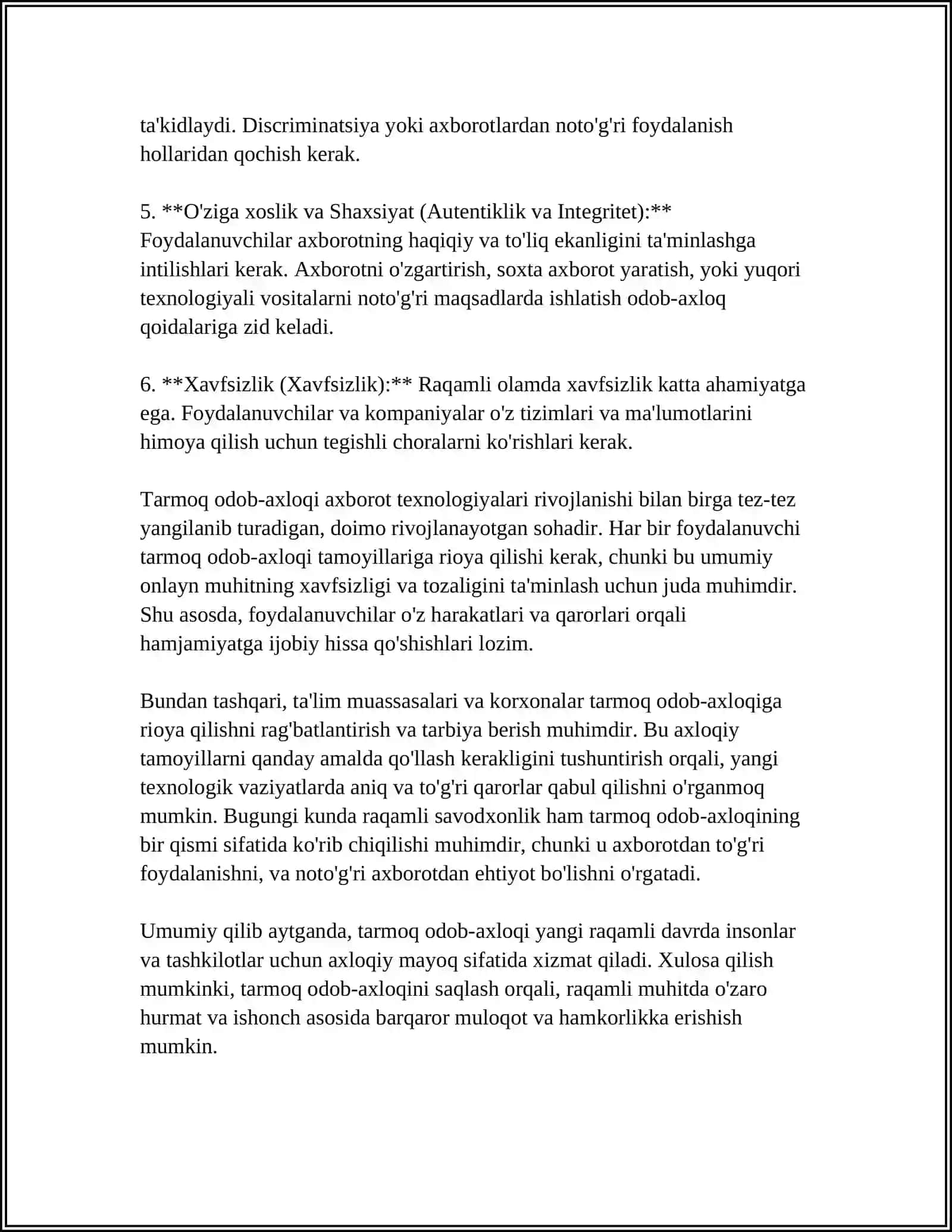 TARMOQ ODOB AXLOQI (INFOETIKA) 4