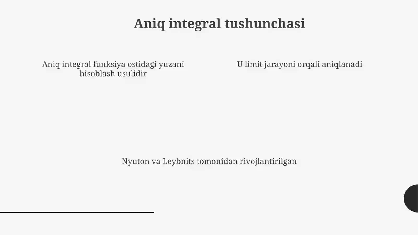 Aniq   integralning   mexanik   va  fizika  masalalarini    yechishga   tatbiqi 4