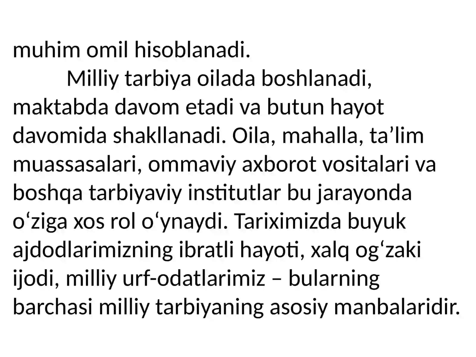 Milliy tarbiya tizimda etnamadaiy qadriyatlarning roʻli 4