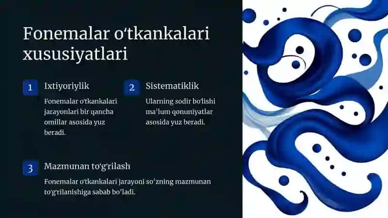 Fonemalar oʻtkankalari 4