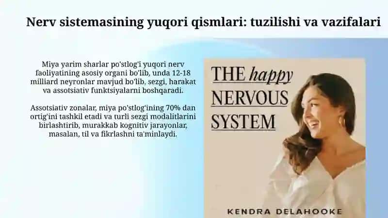 Nervtizimi oliy bo’limlarining vazifalari 4