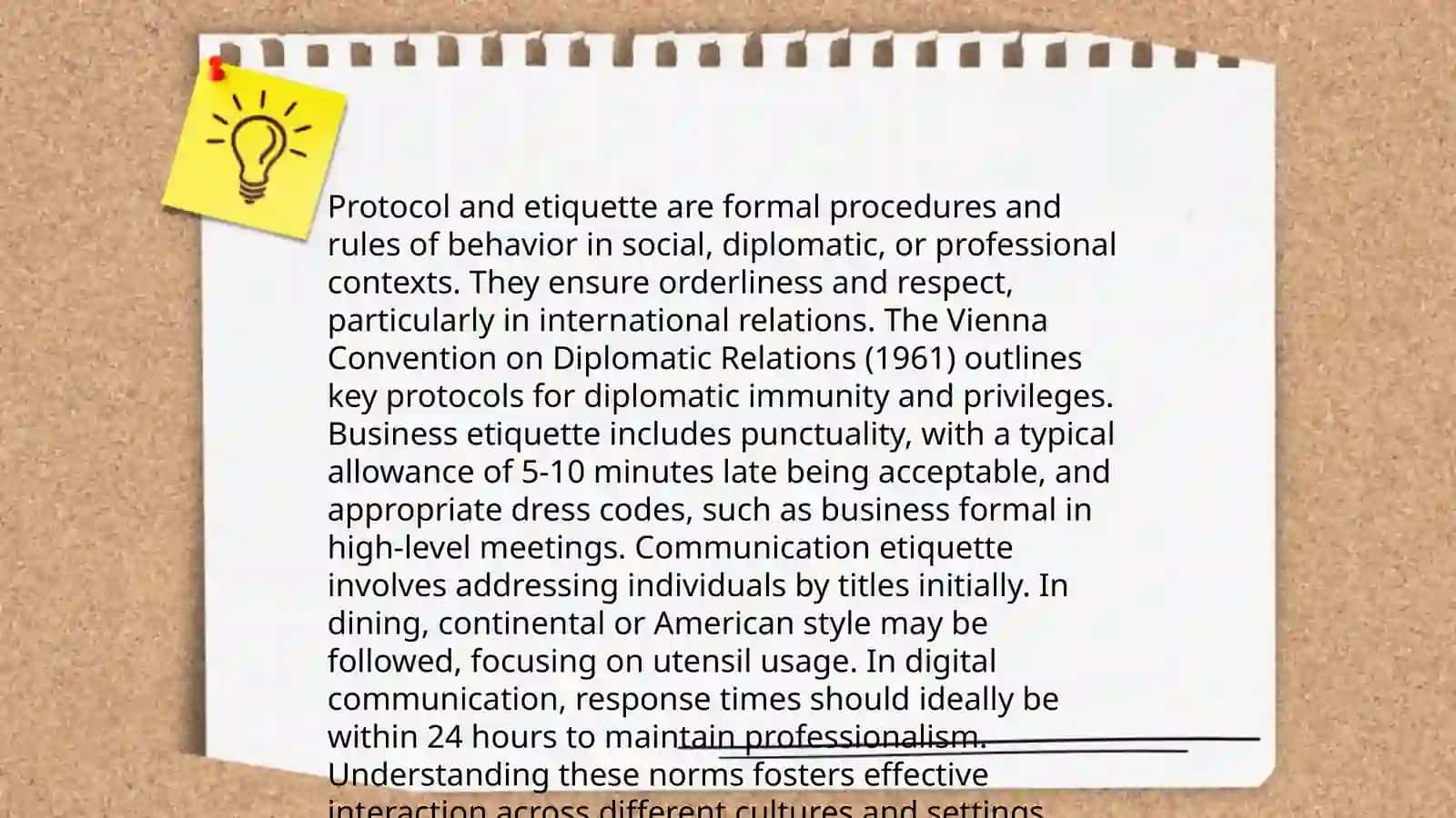 Diplomatic Terminology 4