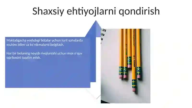 Maktabgacha ta'lim-tarbiyaga belgilangan davlat standartlari tuzilishi 4