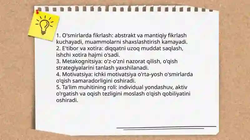 O'smirlarni psixologik va pedogogik o'rganish 4