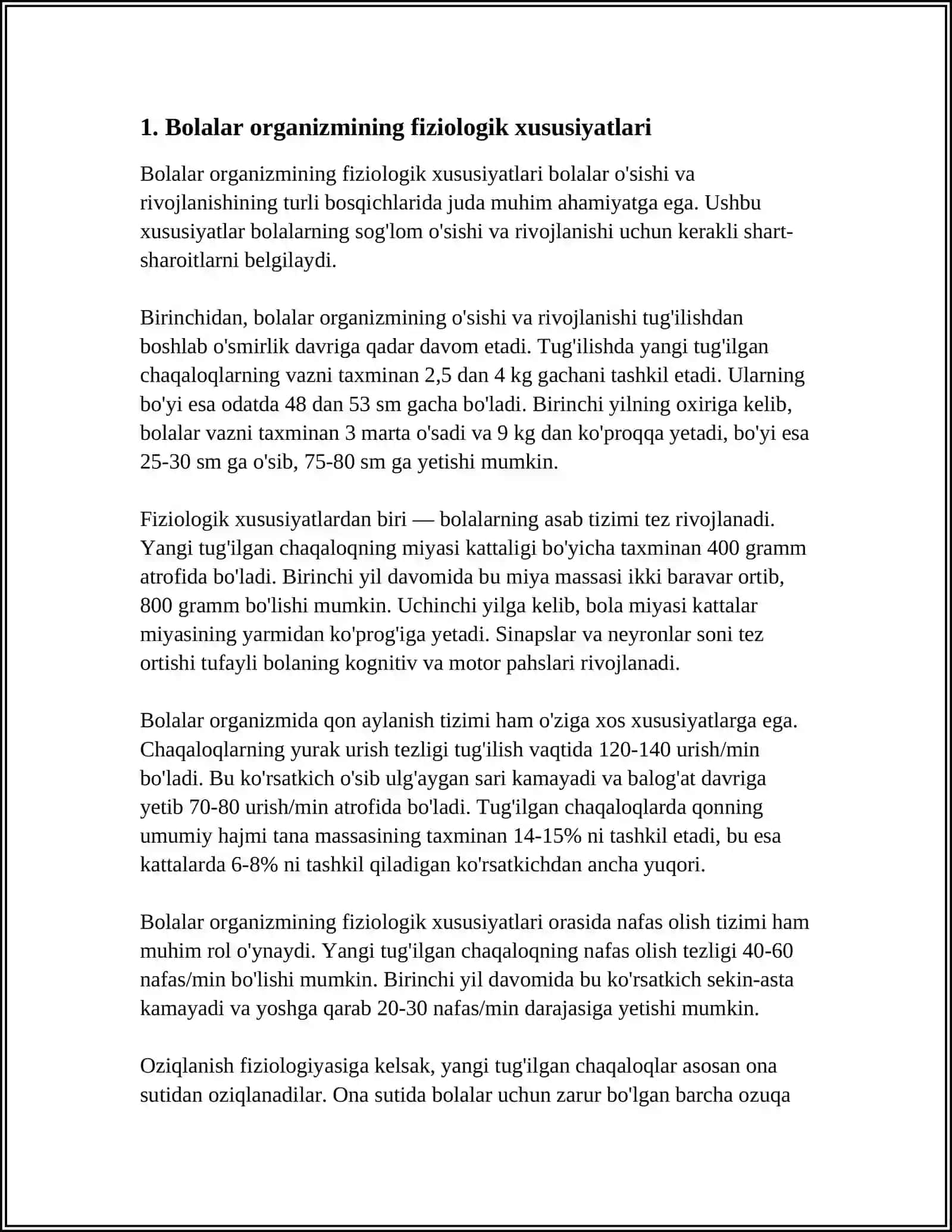 FARG‘ONA DAVLAT UNIVERSITETI IQTISODIYOT KAFEDRASI REFERAT 4