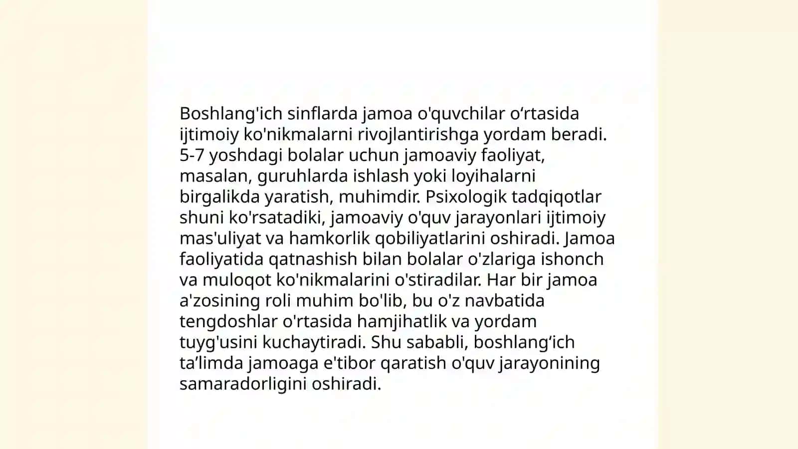 Jamoani tashkil etish metodikasi 4
