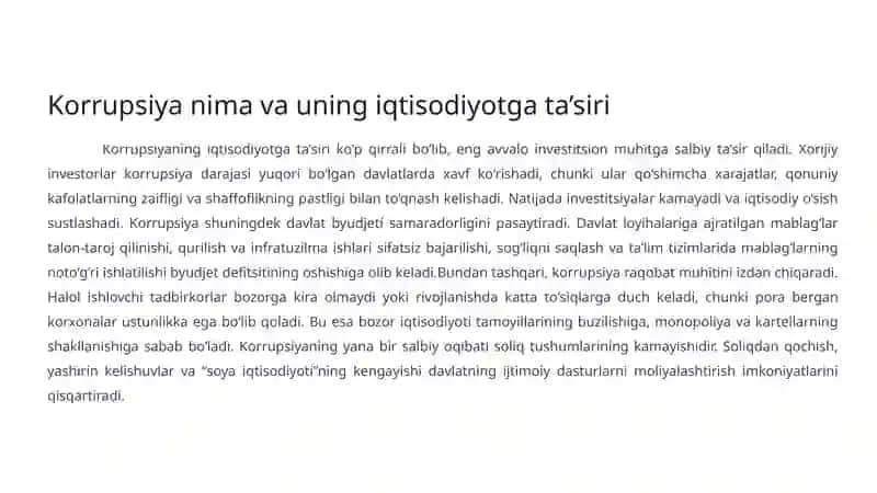 Korrupsiya: Xufiyona Iqtisodiyotning Asosiy Ko‘rinishi 4