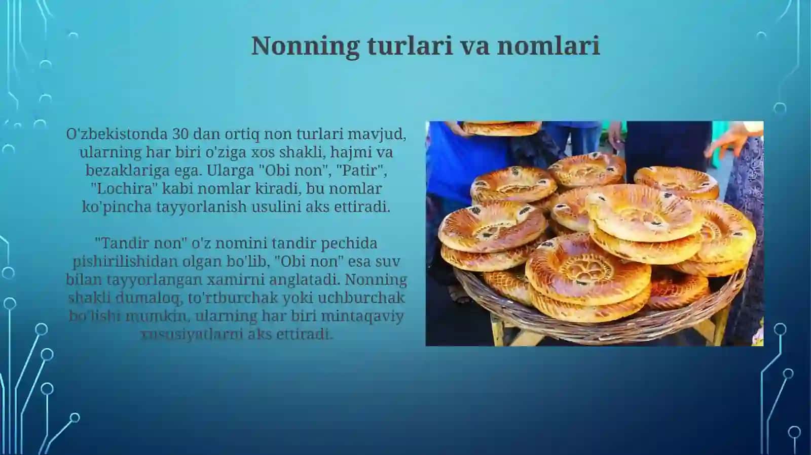 O'zbek nonining tarixi 4