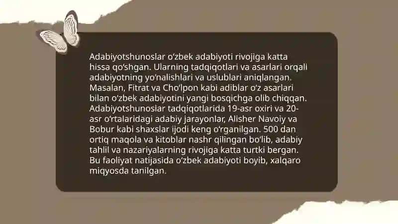 O'zbek adabiyotshunosligi tarixi 4