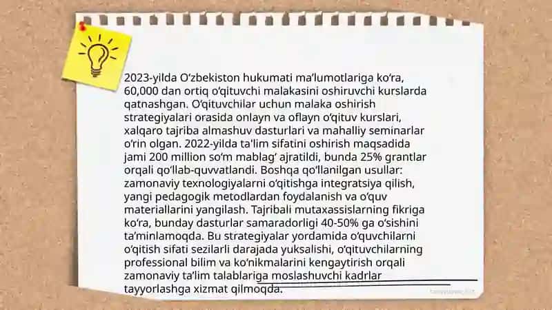 Ta'lim sifati tahlili va baholash 4