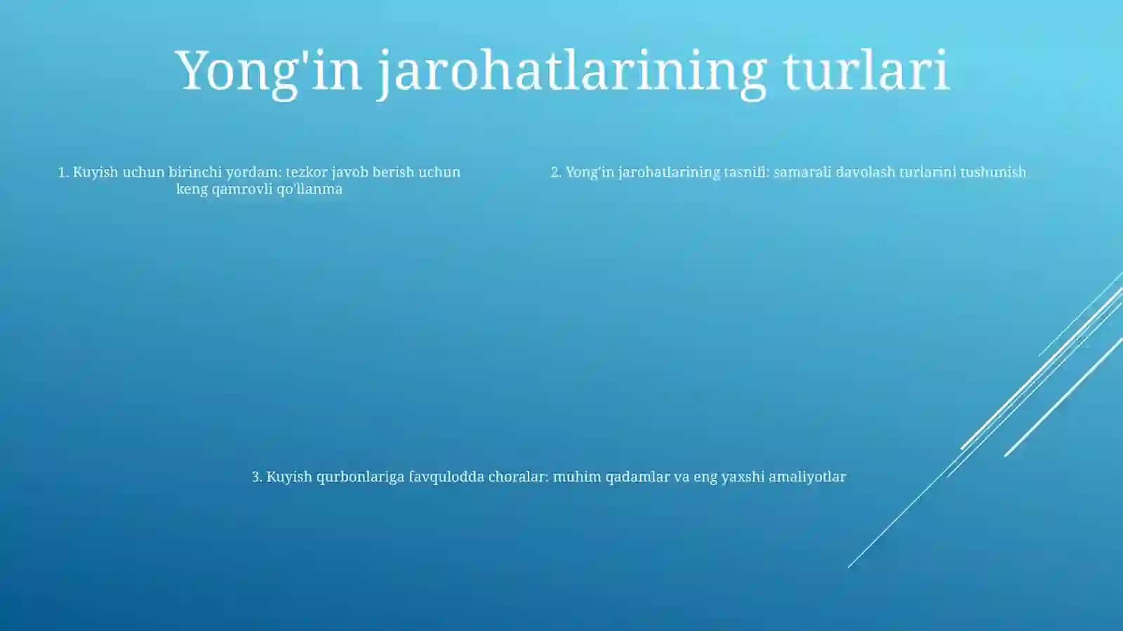 Yti Llarida Jabrlanganlarga Birinchi Tibbiy Yordam Ko'Rsatish 4