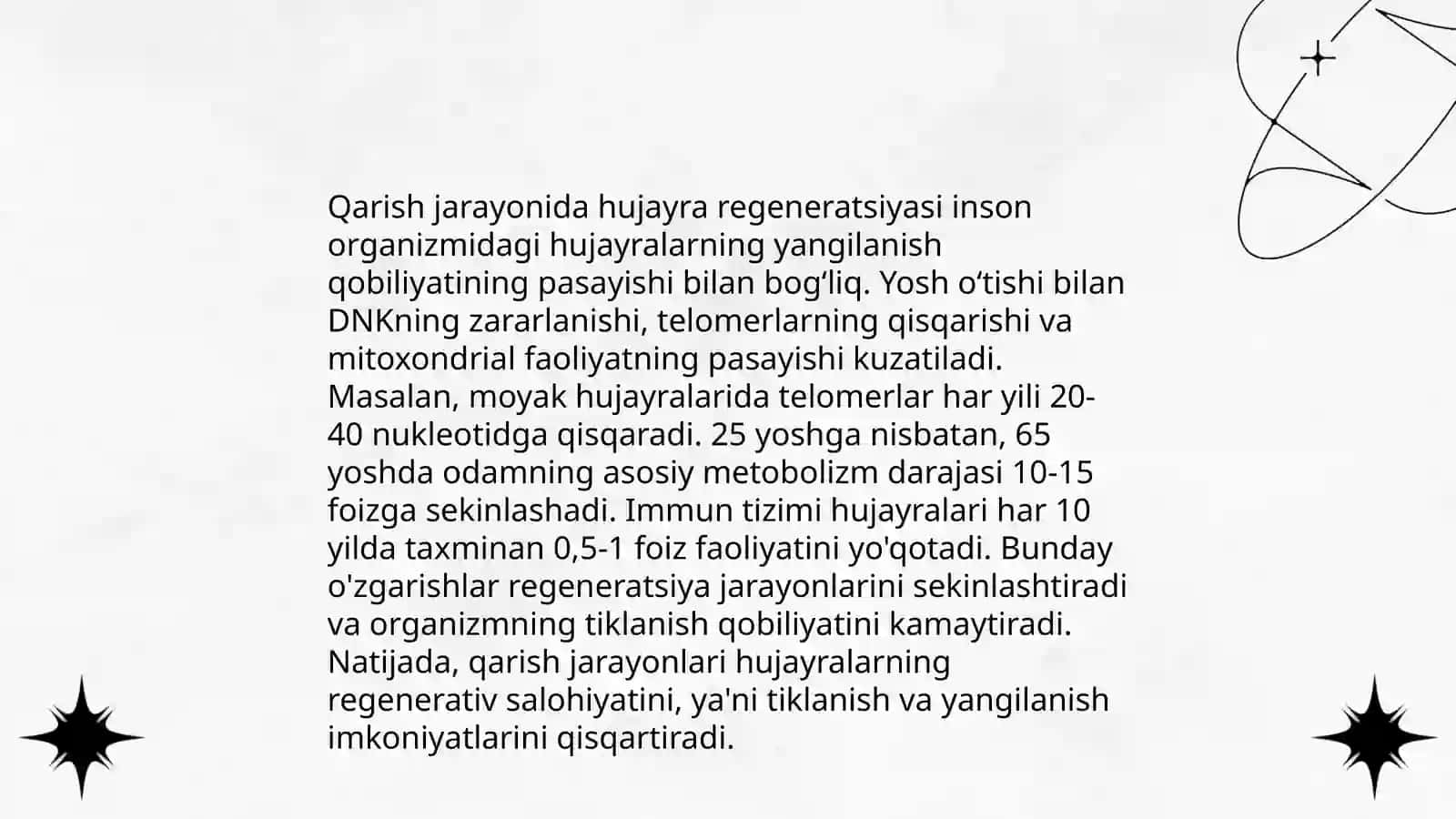 Gerantologiya.Regeneratsiya 4