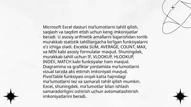 Microsoft office dasturlar paketi 4