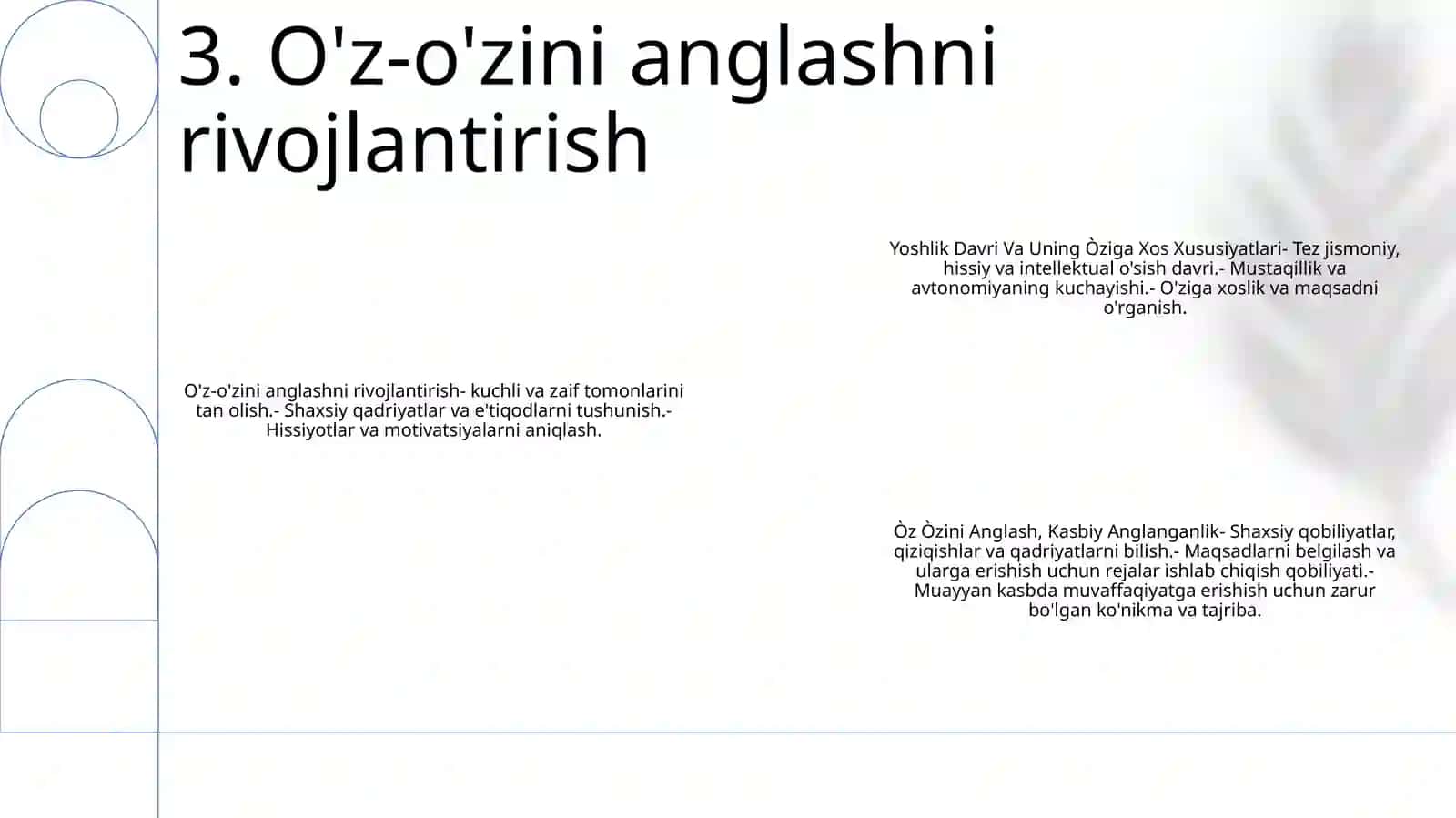 Yoshlik Davri Va Uning Òziga Xos Xususiyatlari 4