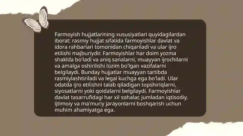 Farmoyish hujjatlari 4