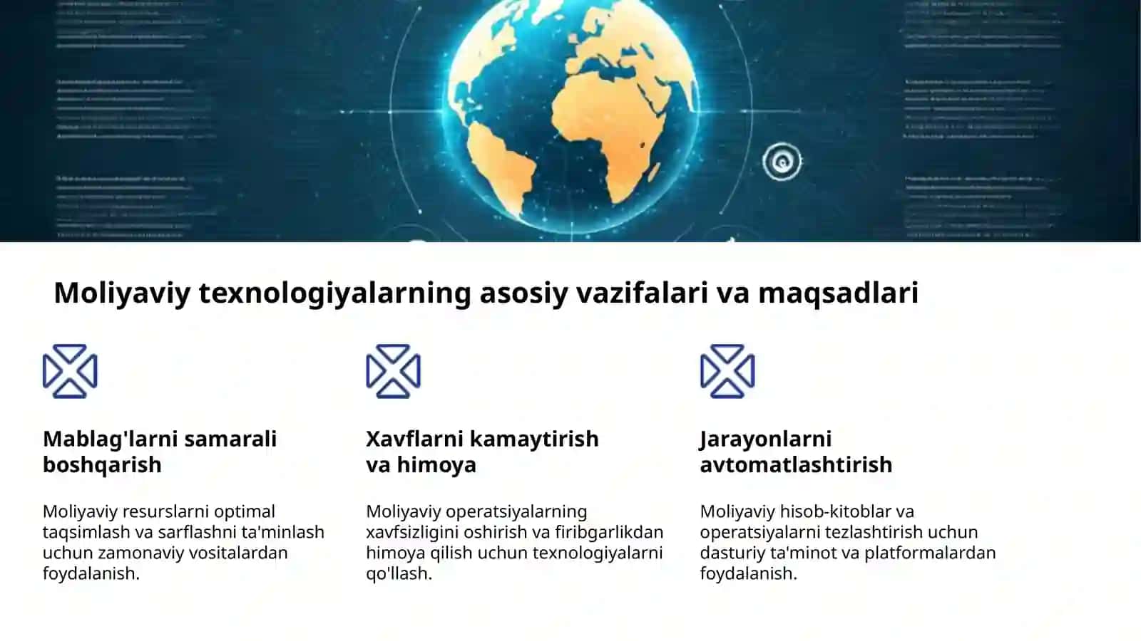 Moliyaviy texnologiyalar: mohiyati va vazifalari 4
