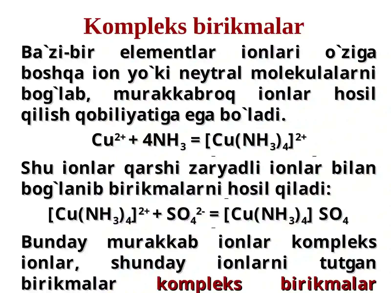 BIologik faol birikmalar kompleksi 4