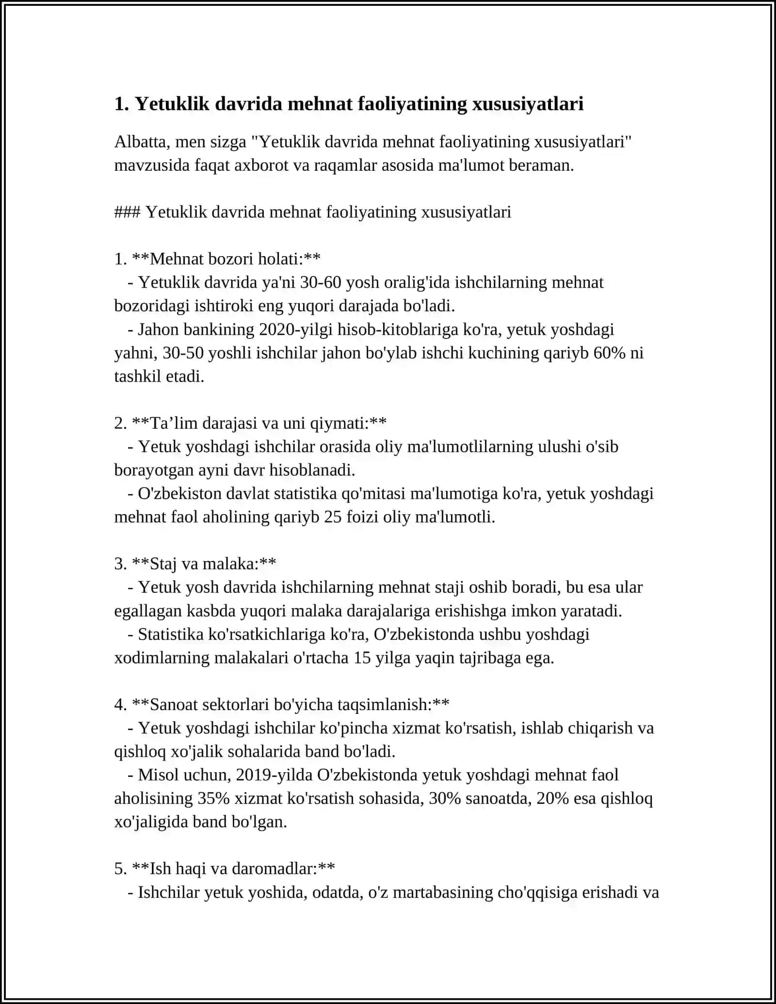 Yetuklik davrida mehnat faoliyatining xususiyatlari 4