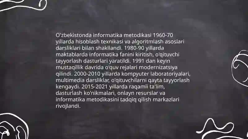 O'zbekistonda matematika va informatika metodikasining rivojlanishi 4