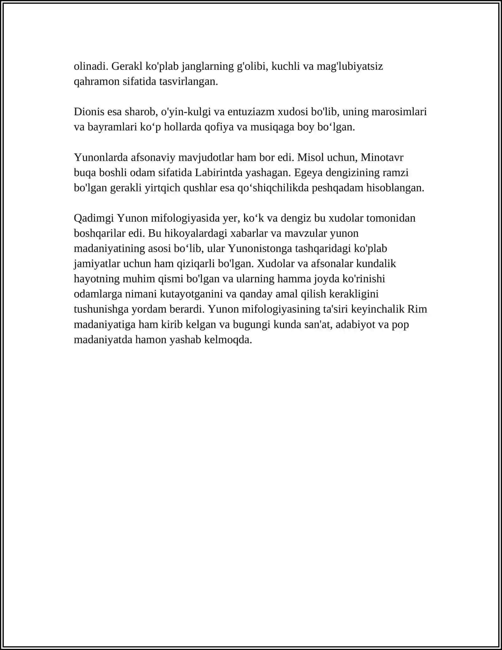 DUNYO XALQLARI MIFLARI” HAQIDA KROSSVORD TAYYORLA 4