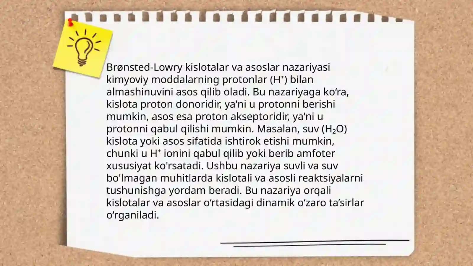 Organik moddalarning kislota va asoslar xossalari 4